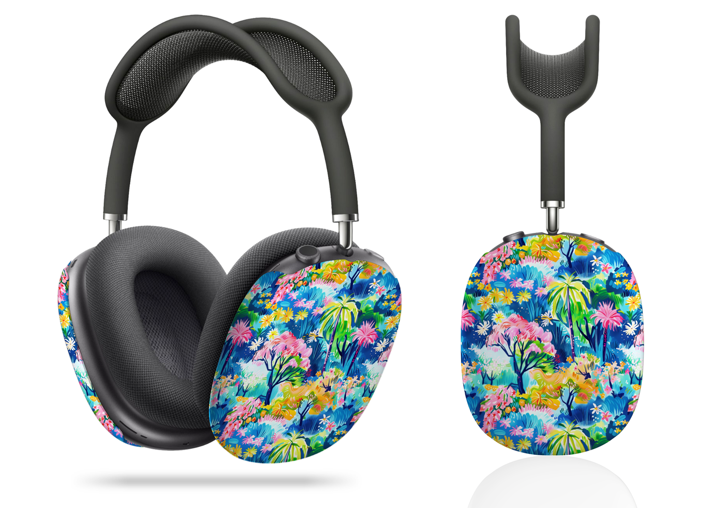 Kaleidoscope Canopy: Tropical Palm Symphony AirPod Max Case Protective Covers