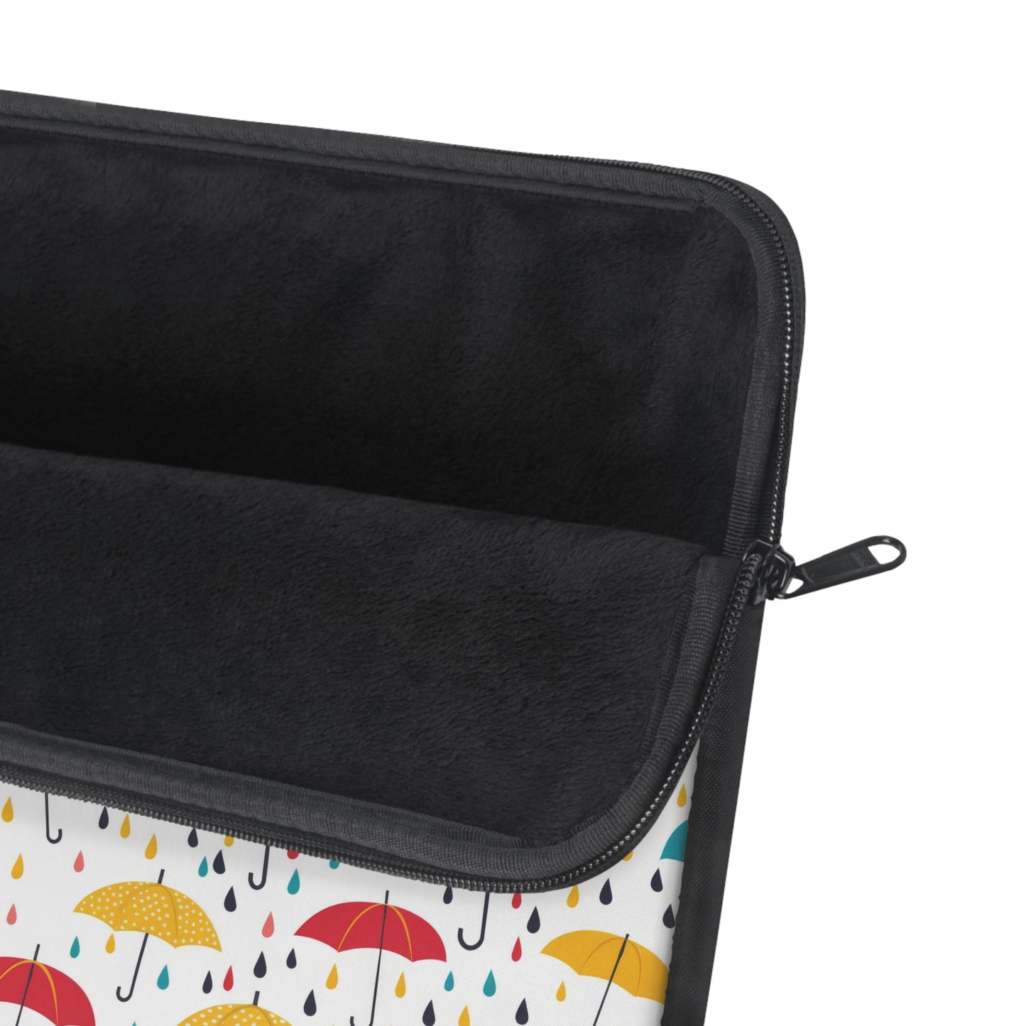 April Showers Parade in A Cheerful Dance of Colorful Umbrellas and Playful Raindrops Laptop or Ipad Protective Sleeve 3 Sizes Available