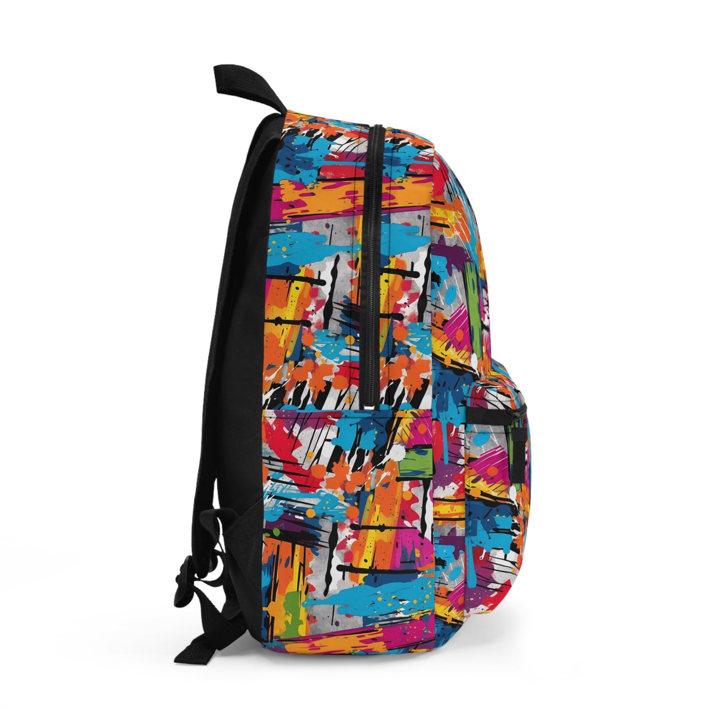 Grunge Painted Abstract Art Lightweight Backpack