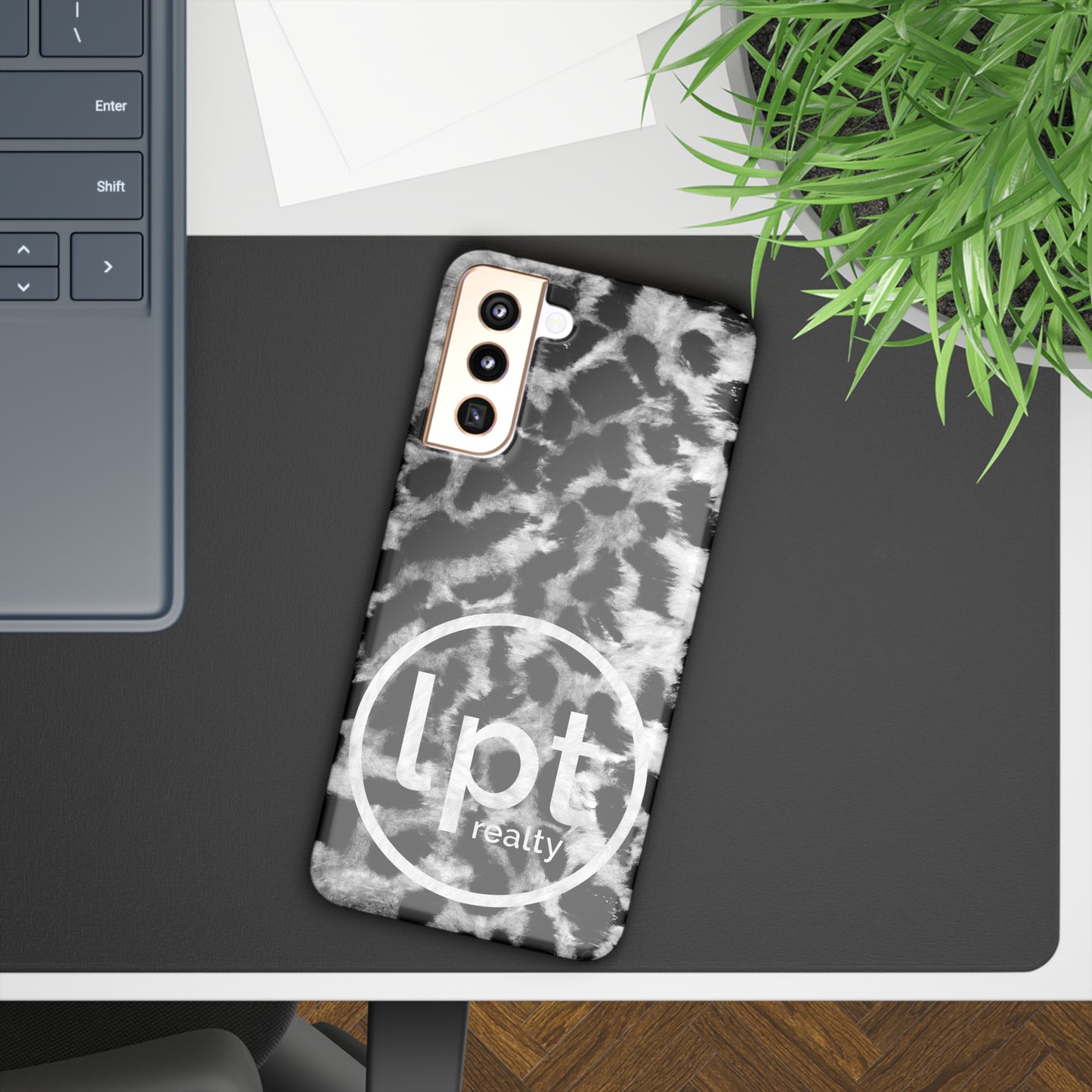 LPT Realty Logo -  Leopard Fur Print Samsung Slim Cases