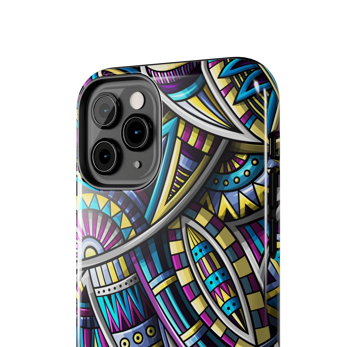 Tribal Colorful Abstract Design Iphone Tough Phone Case