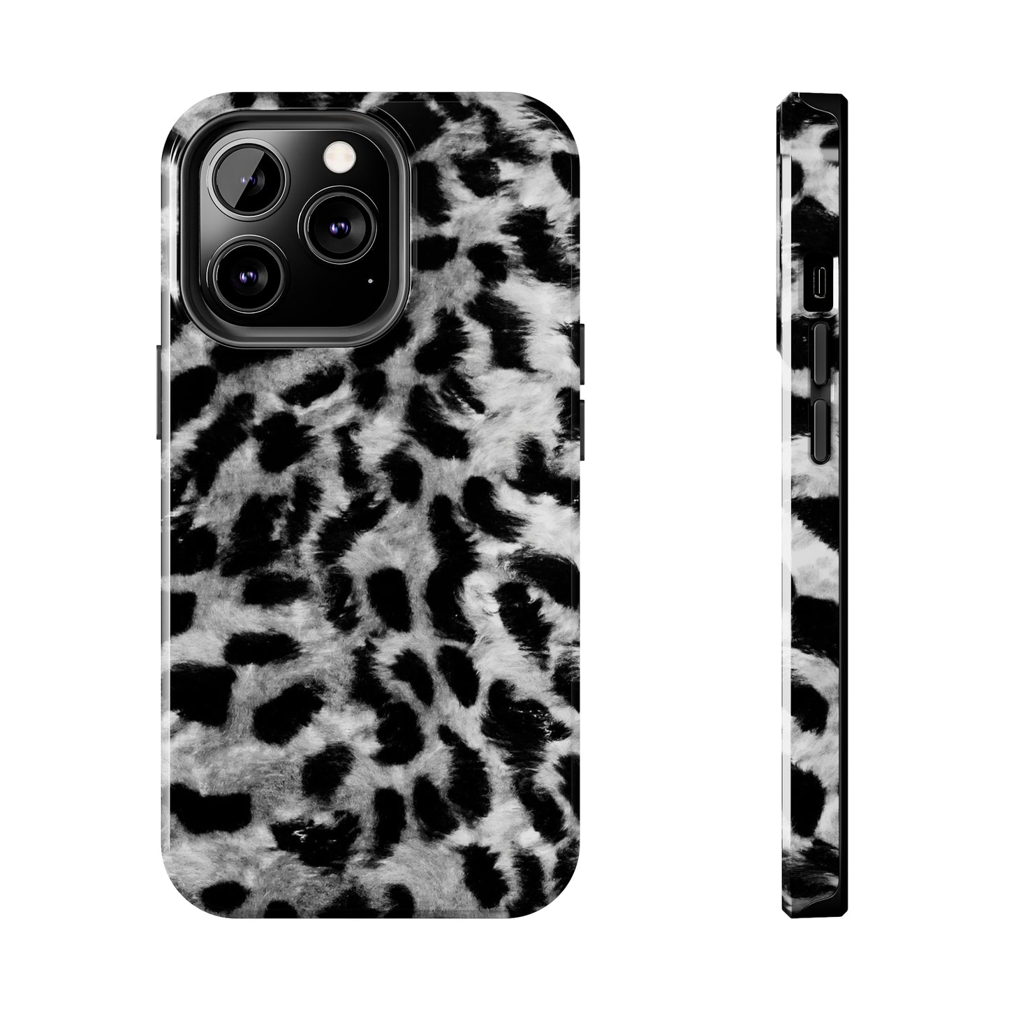 Leopard Fur Print Iphone Tough Phone Case