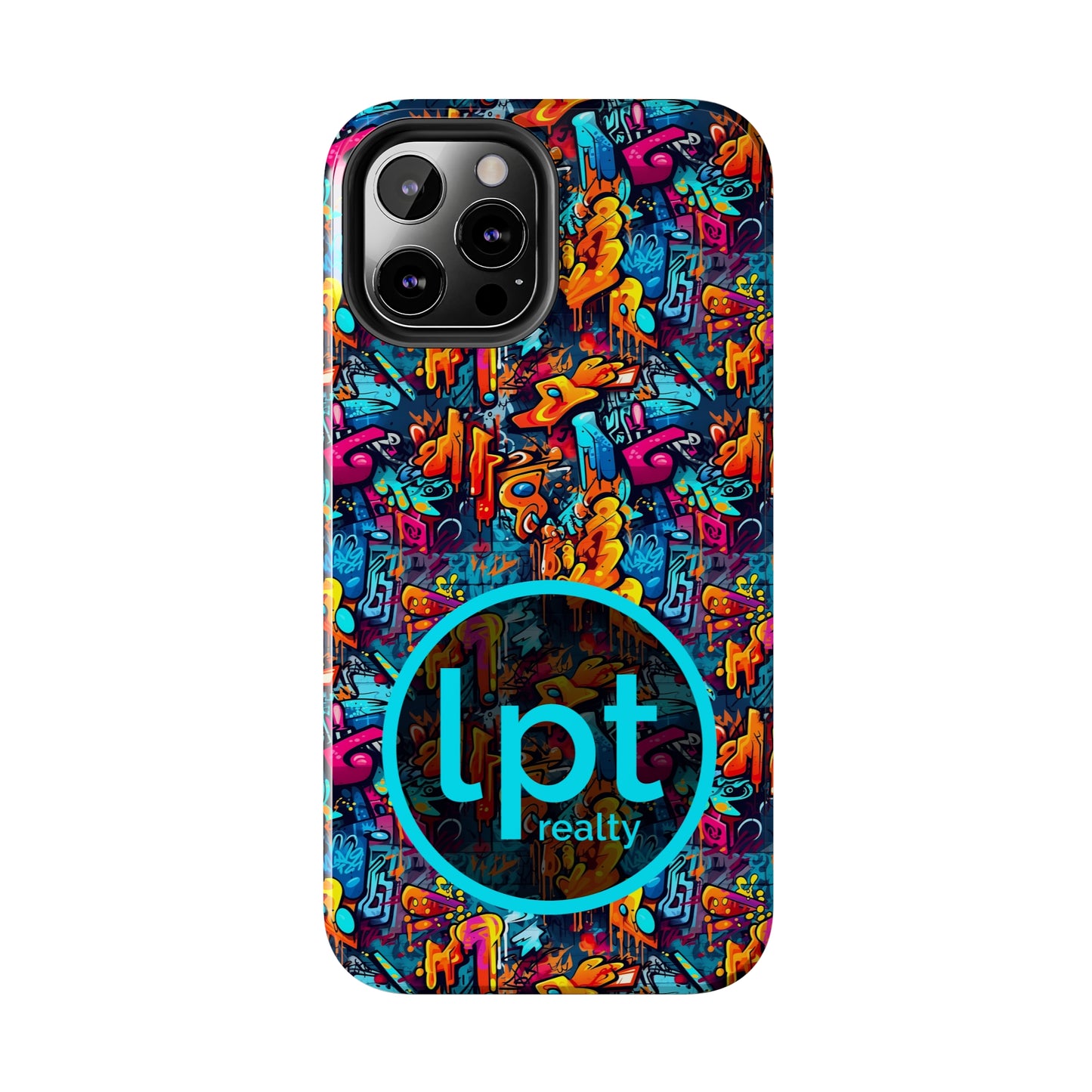 3D Abstract Graffiti Colorful Design Iphone Tough Phone Case