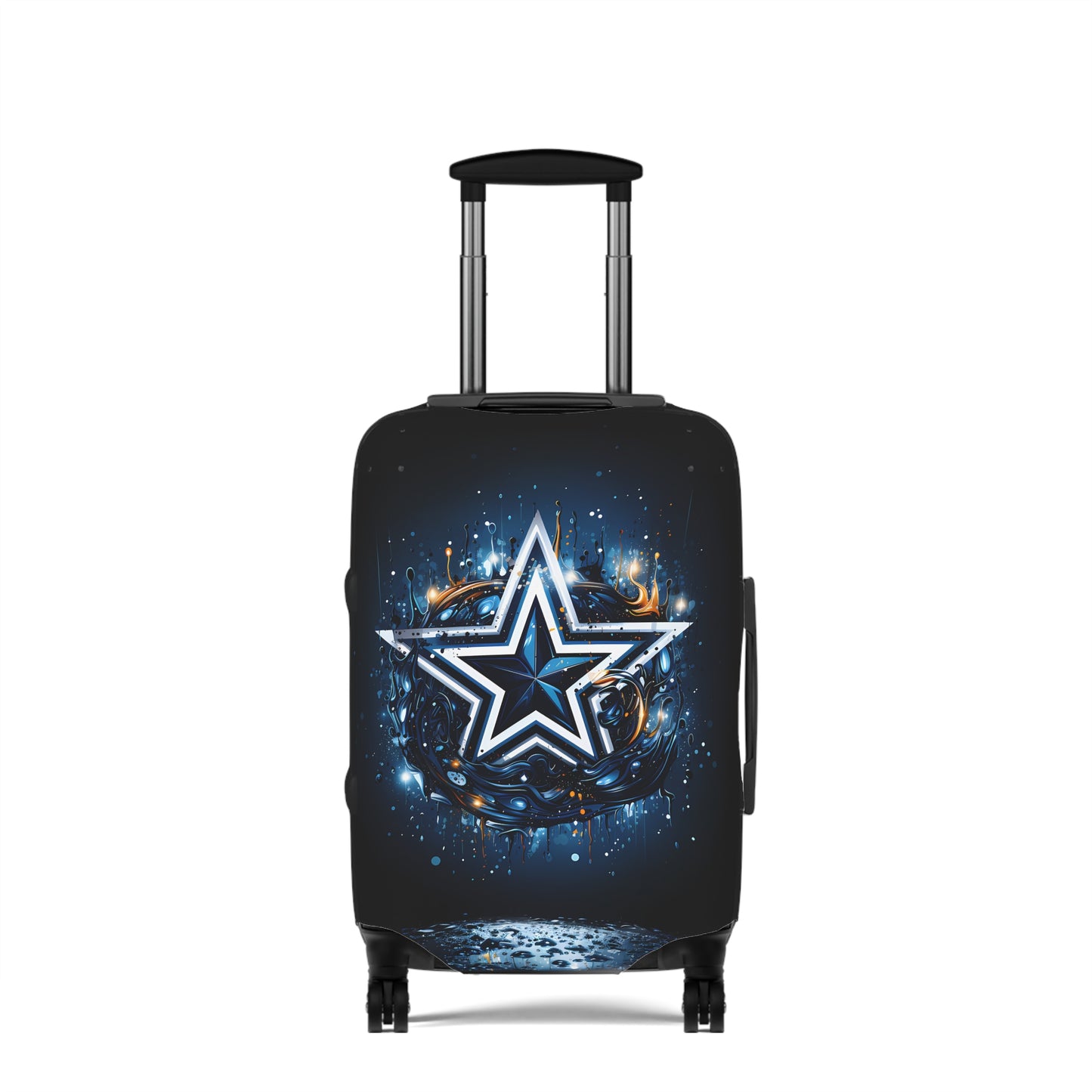 Dallas Cowboys Themed Design with Large Star  - Luggage Protector and Cover 3 Sizes