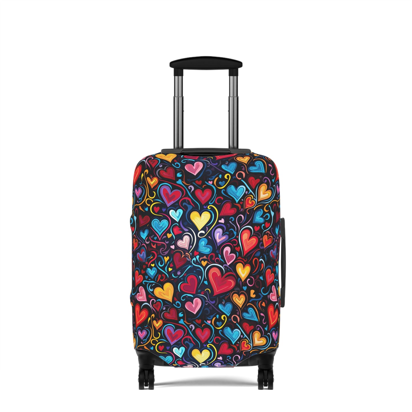 Whimsical Colorful Heart Design  - Luggage Protector and Cover 3 Sizes