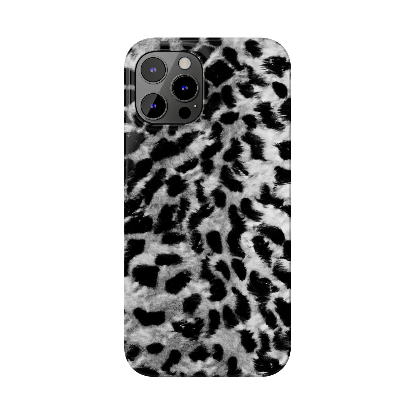 Leopard Fur Print Iphone 15-12 Slim Phone Case