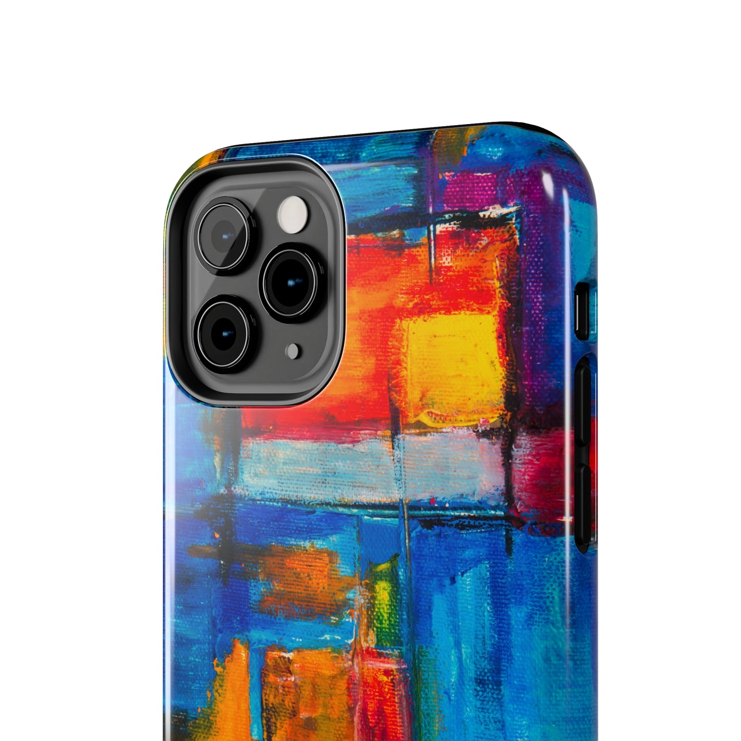 Rainbow Abstract Painting Iphone Tough Phone Case