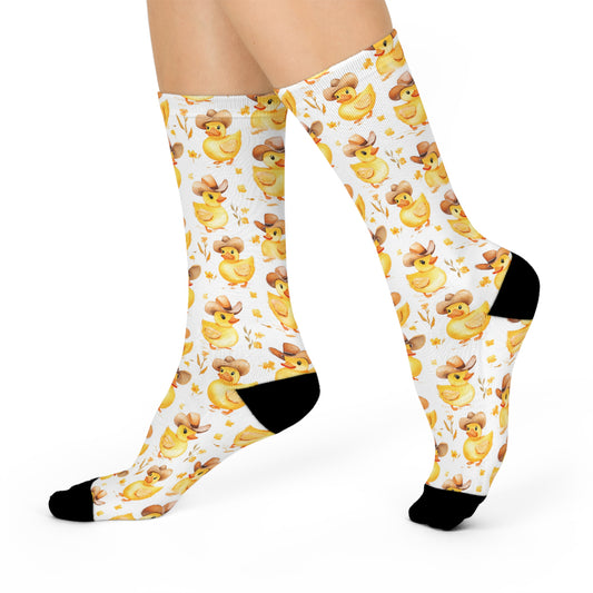Cowboy Duck Parade Cushioned Crew Socks
