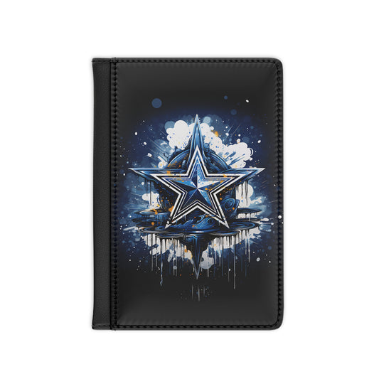 Dallas Cowboys Theme Print - Passport Cover Faux Leather RFID Blocking