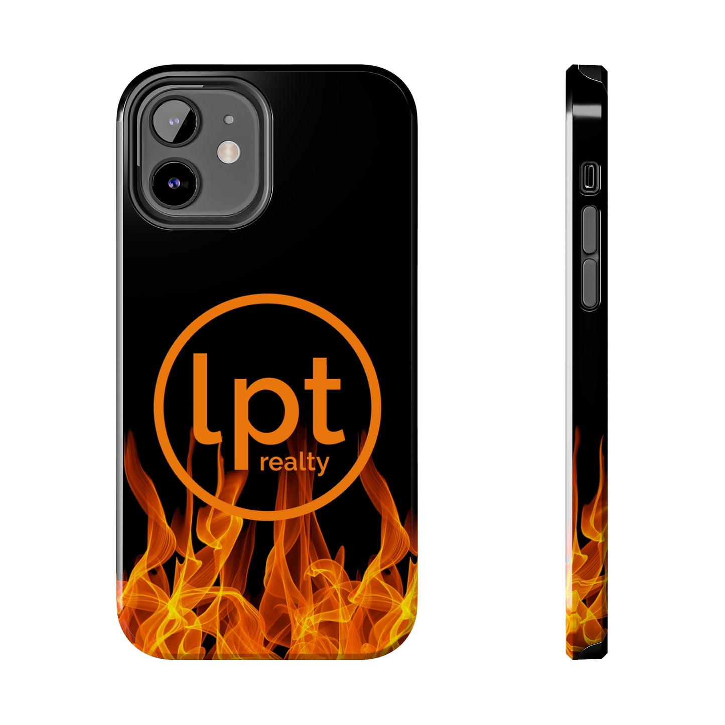 LPT Realty Logo -  Flames of Fire Iphone Tough Phone Case