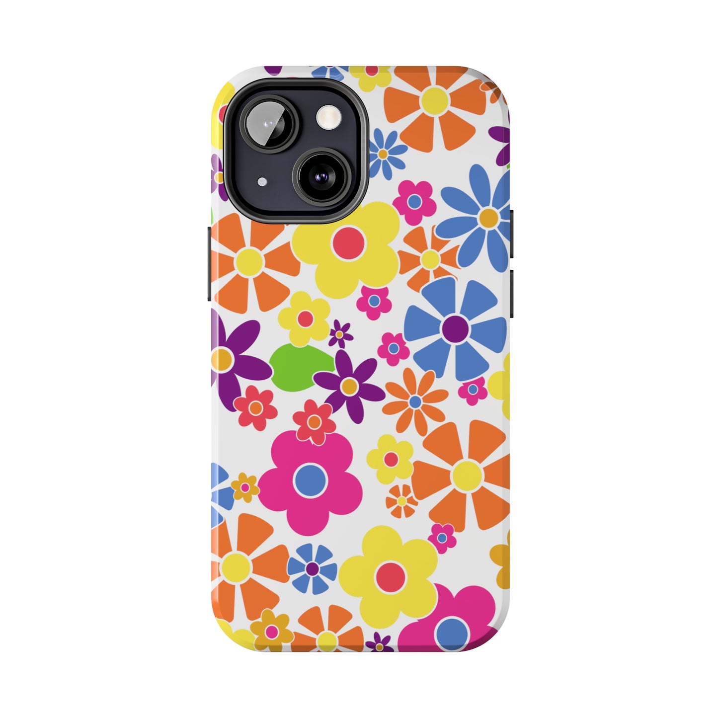 Flower Power Design Iphone Tough Phone Case