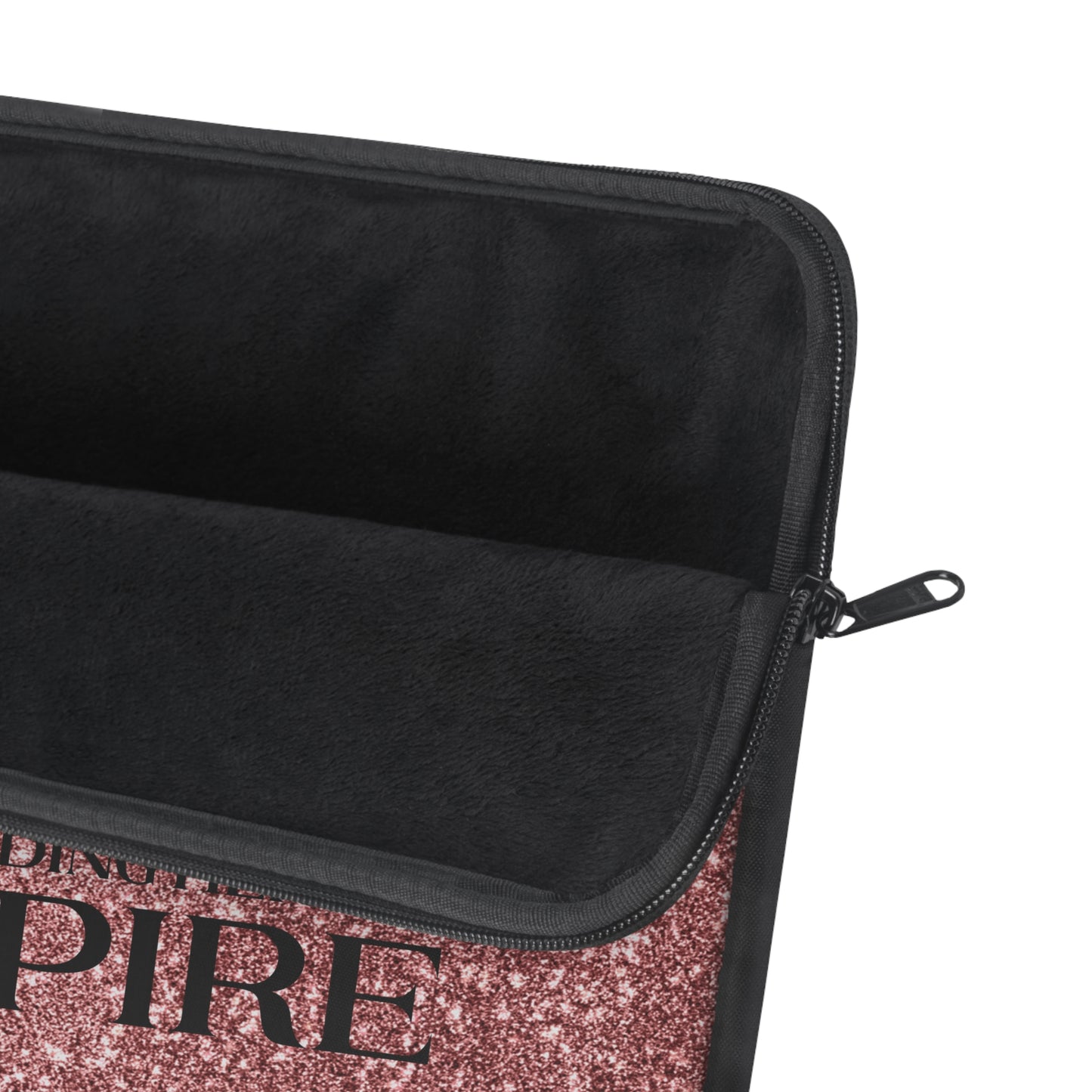 I'm Just A Girl Boss Building Her Empire Rose Gold Sparkle Laptop or Ipad Protective Sleeve 3 Sizes