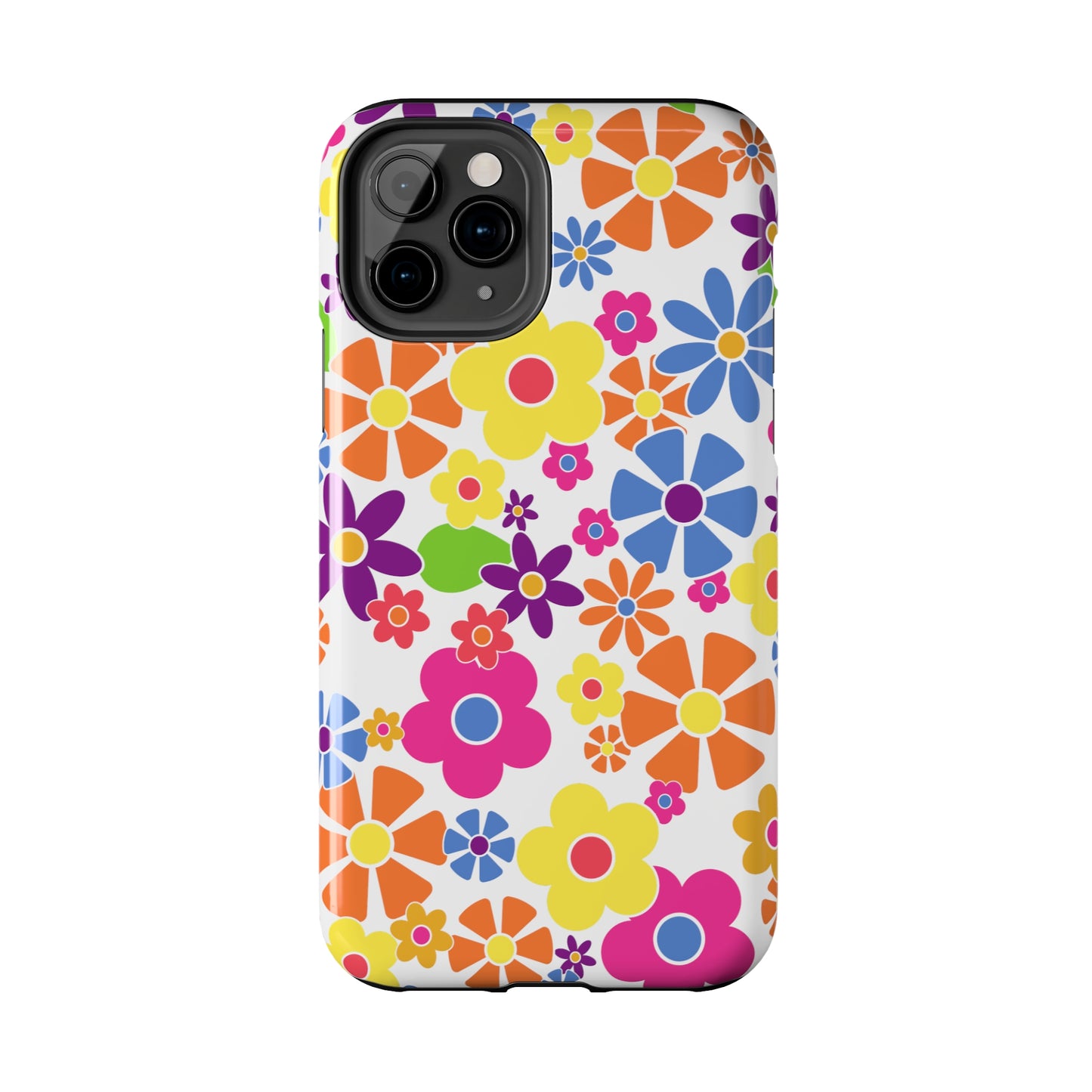 Flower Power Design Iphone Tough Phone Case