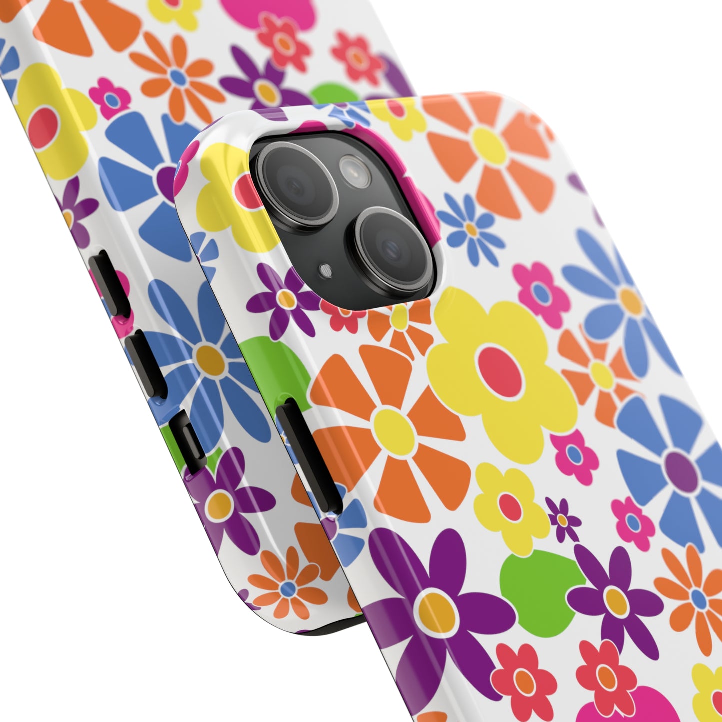 Flower Power Design Iphone Tough Phone Case