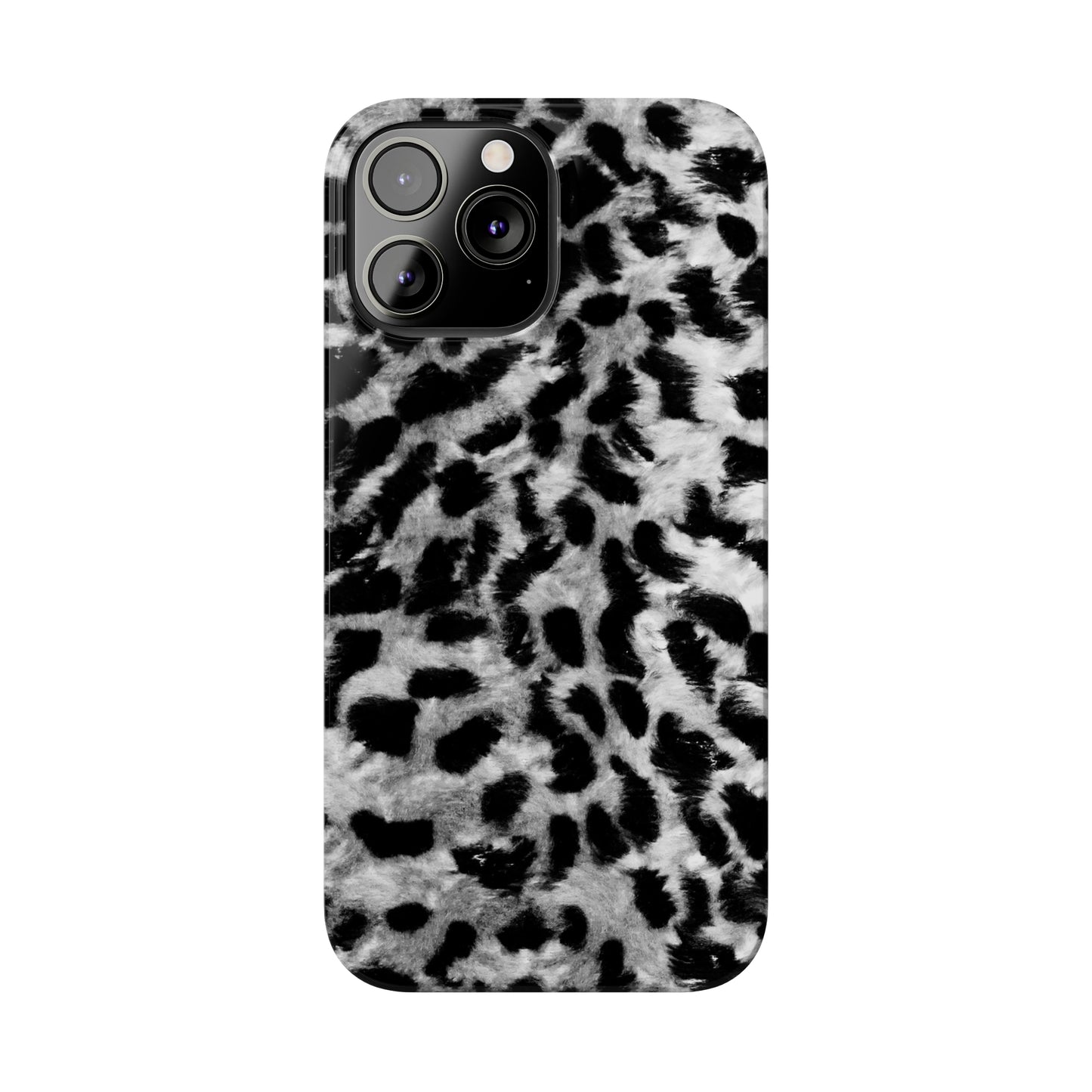 Leopard Fur Print Iphone 15-12 Slim Phone Case