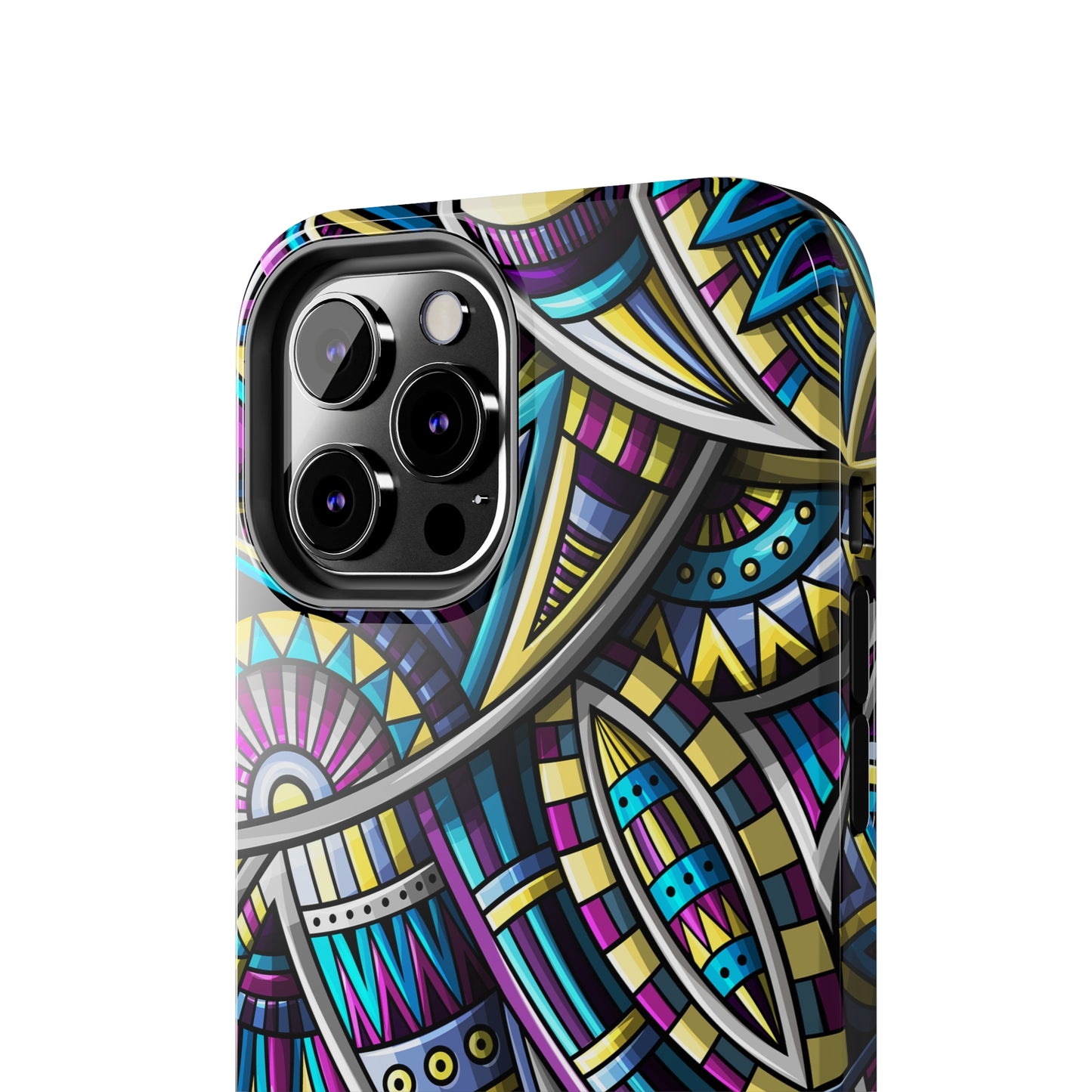 Tribal Colorful Abstract Design Iphone Tough Phone Case