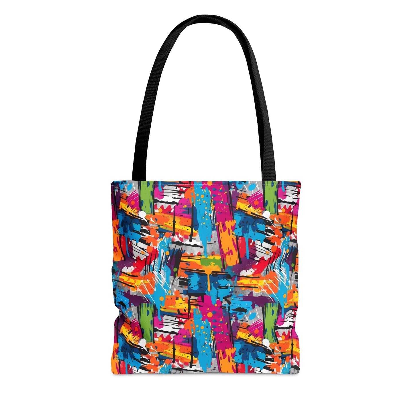 Grunge Painted Abstract Art - Canvas Tote 3 Sizes