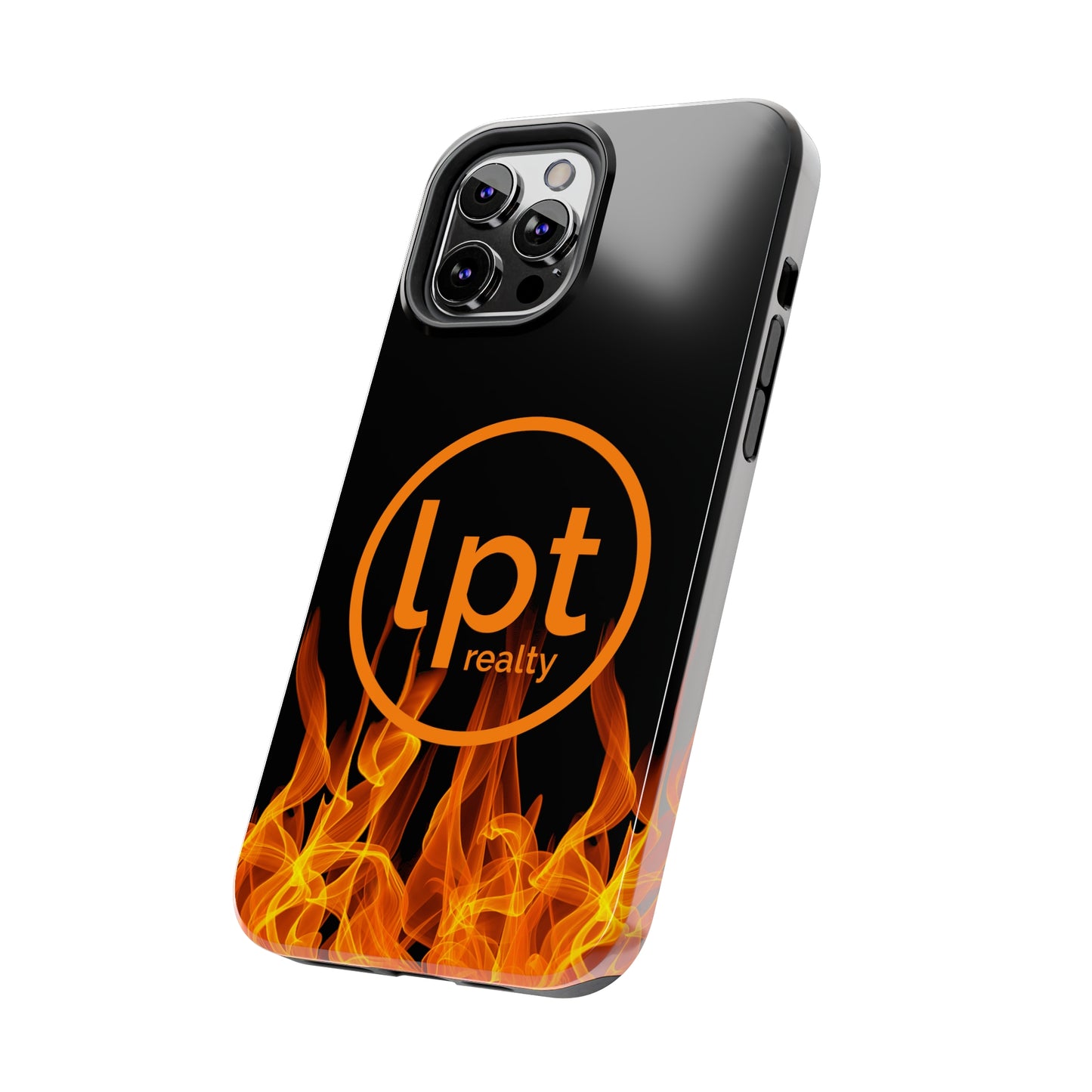 LPT Realty Logo -  Flames of Fire Iphone Tough Phone Case