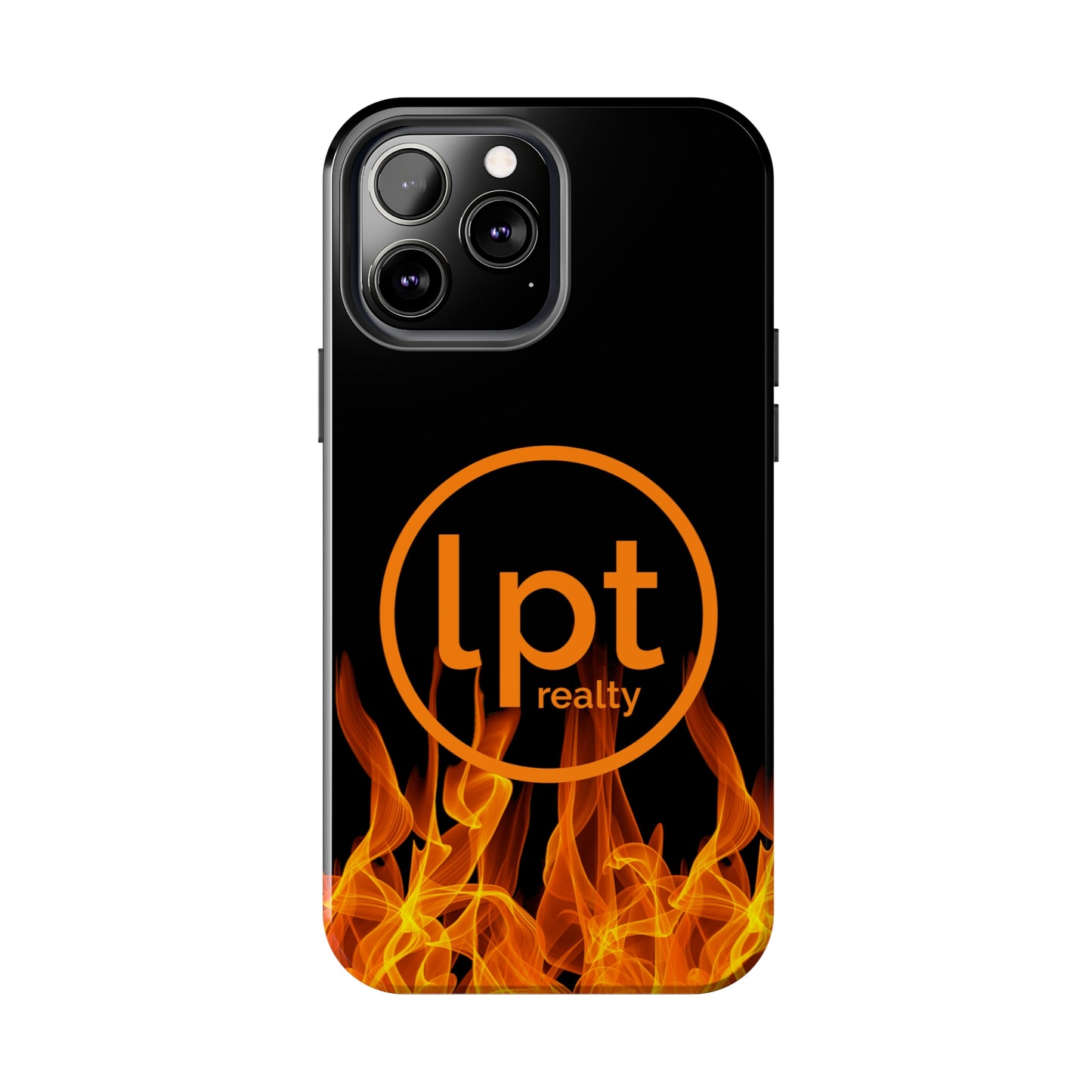 LPT Realty Logo -  Flames of Fire Iphone Tough Phone Case