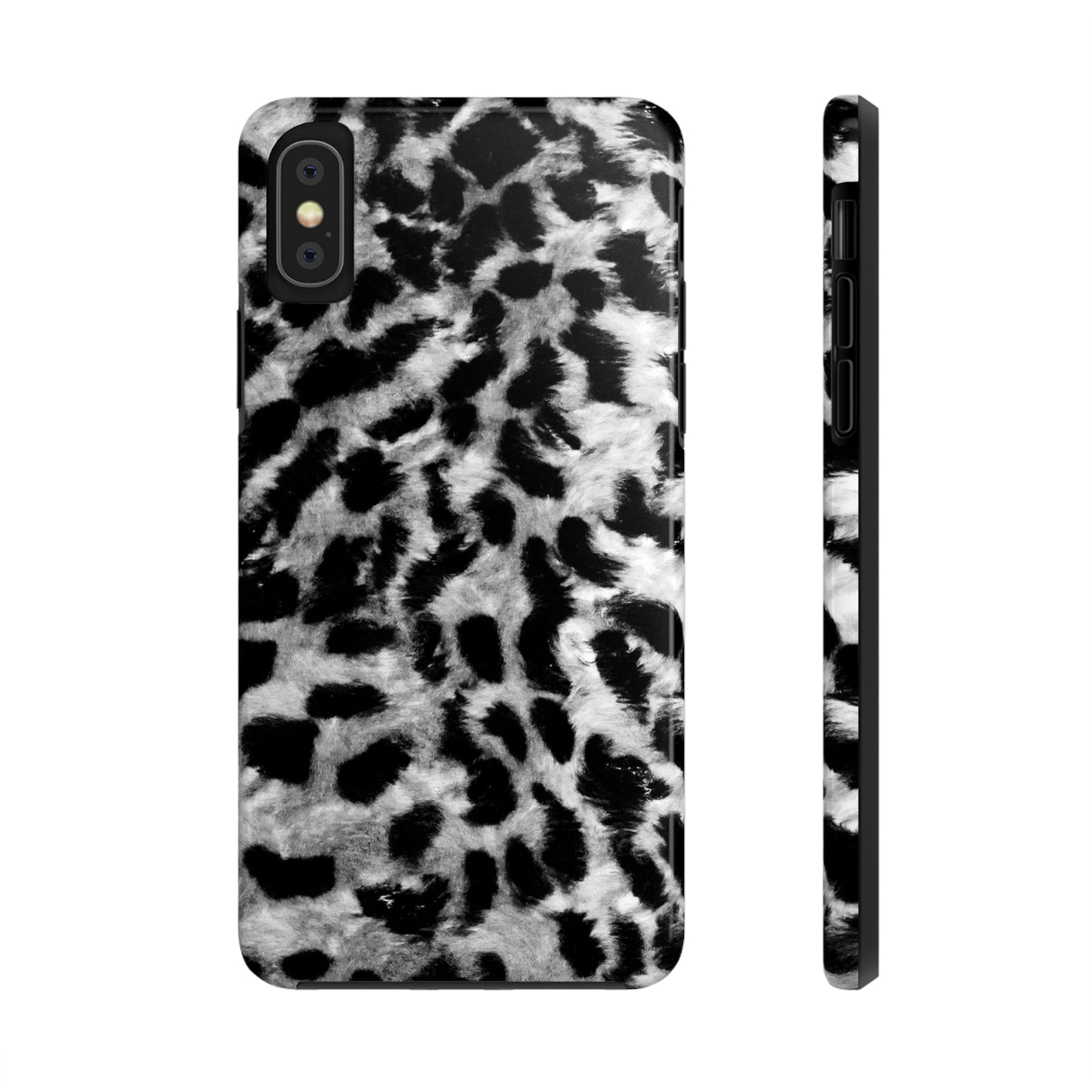 Leopard Fur Print Iphone Tough Phone Case