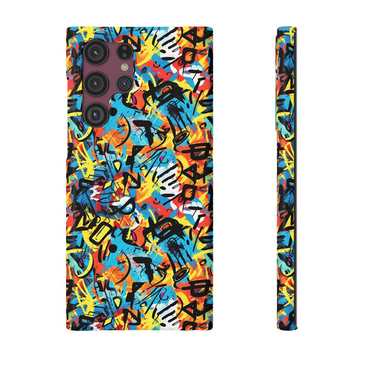 Abstract Colorful Street Art Graffiti Design Samsung Slim Cases