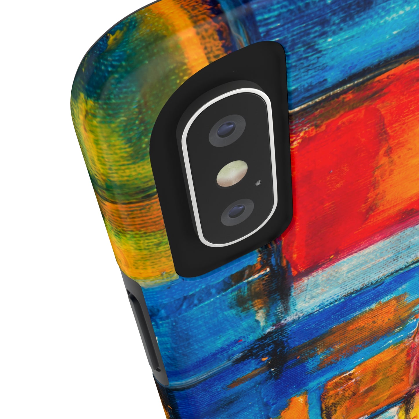 Rainbow Abstract Painting Iphone Tough Phone Case