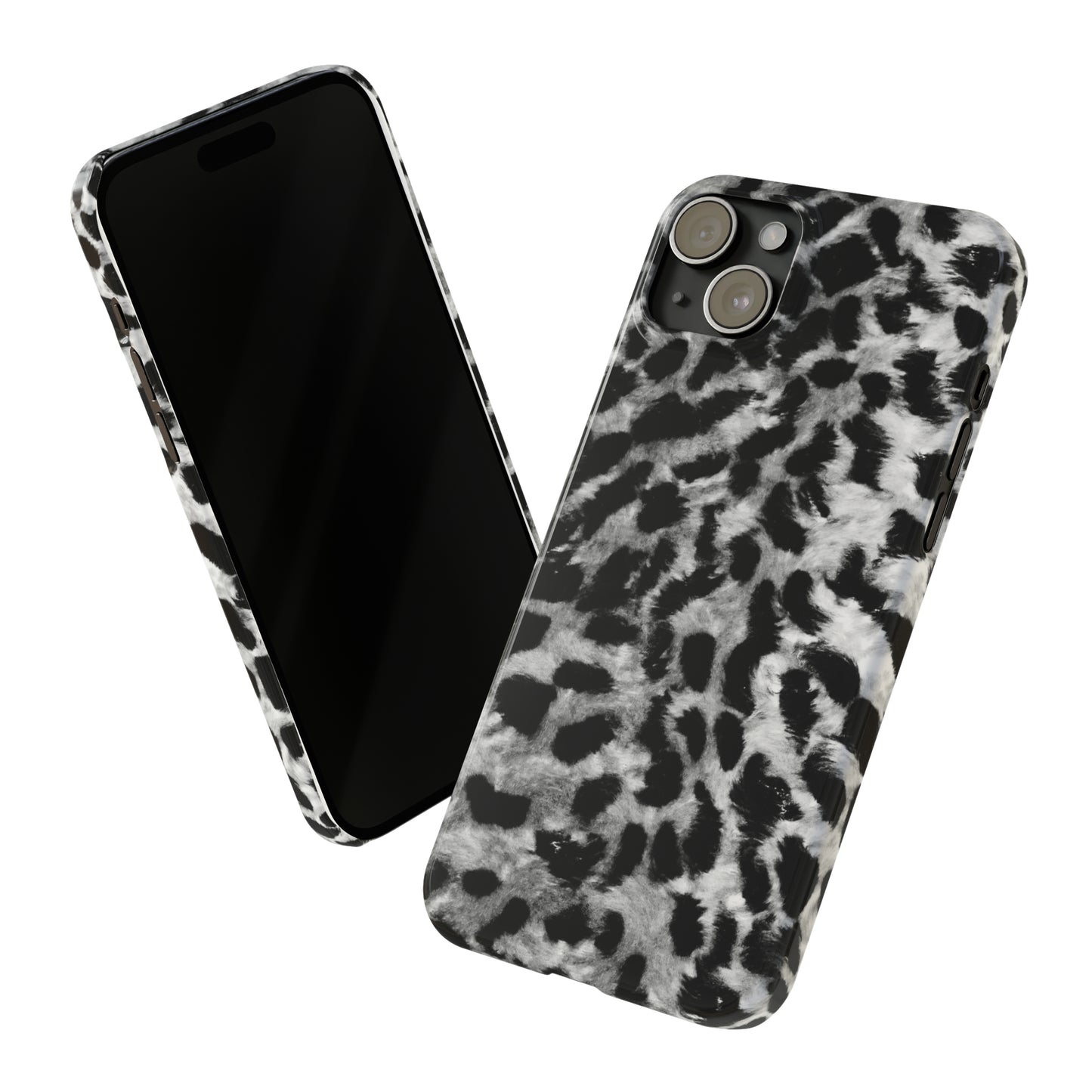 Leopard Fur Print Iphone 15-12 Slim Phone Case