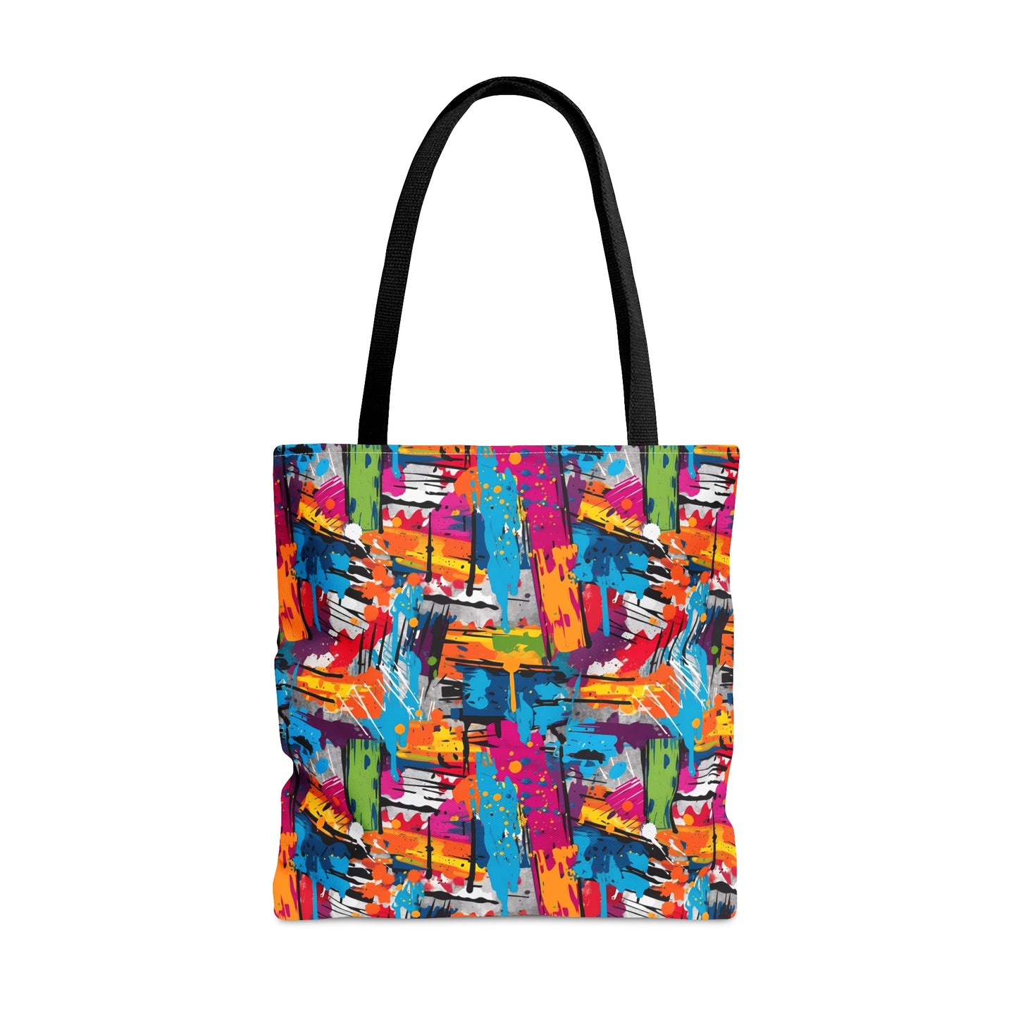 Grunge Painted Abstract Art - Canvas Tote 3 Sizes