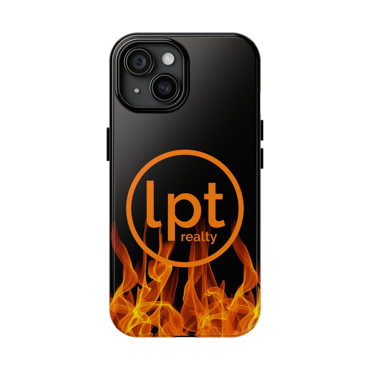 LPT Realty Logo -  Flames of Fire Iphone Tough Phone Case