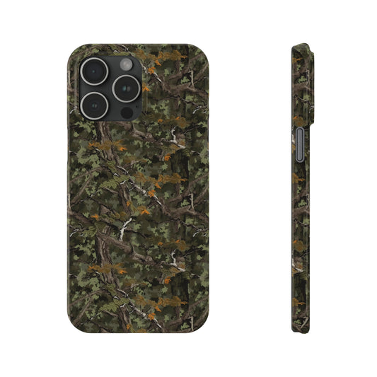 Stealthy Hunter: Hunting Camouflage Iphone 15-12 Slim Phone Case