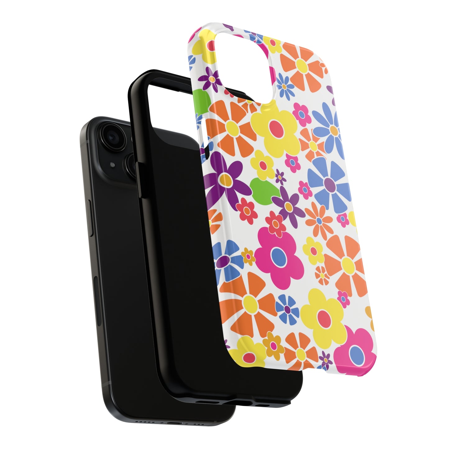 Flower Power Design Iphone Tough Phone Case