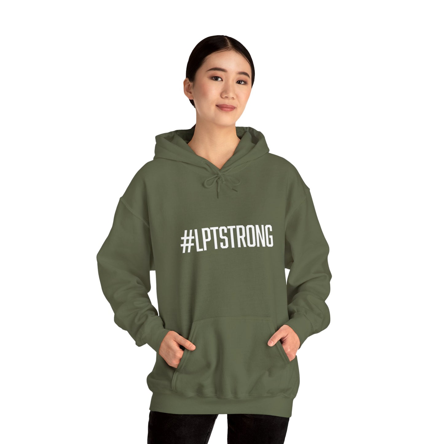 #LPTSTRONG White Lettering - Unisex Hooded Sweatshirt S-5XL - 9 Colors