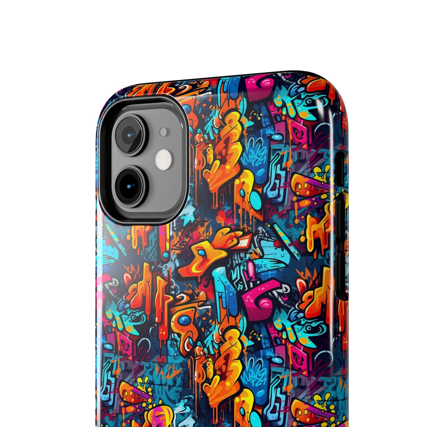 3D Abstract Graffiti Colorful Design Iphone Tough Phone Case