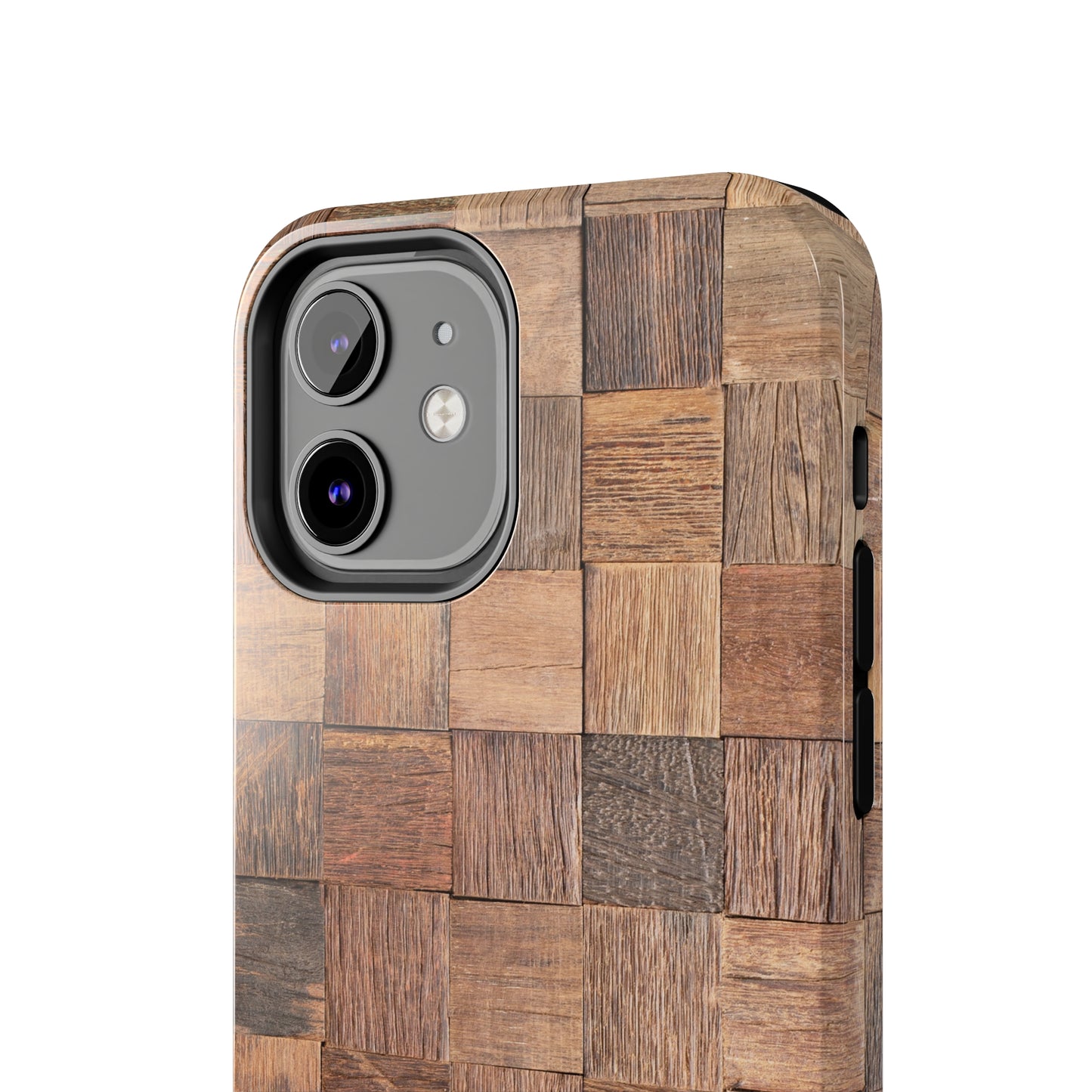 Organic Elegance Natural Woven Wood Design Design Iphone Tough Phone Case