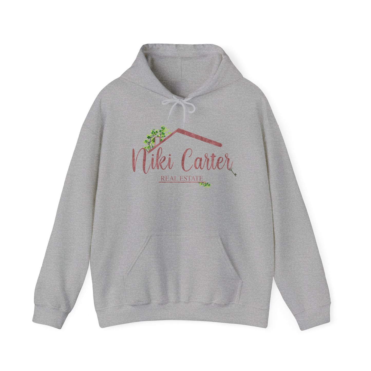 Niki Carter Blush Sparkle Logo -  Hooded Sweatshirt S - 5XL