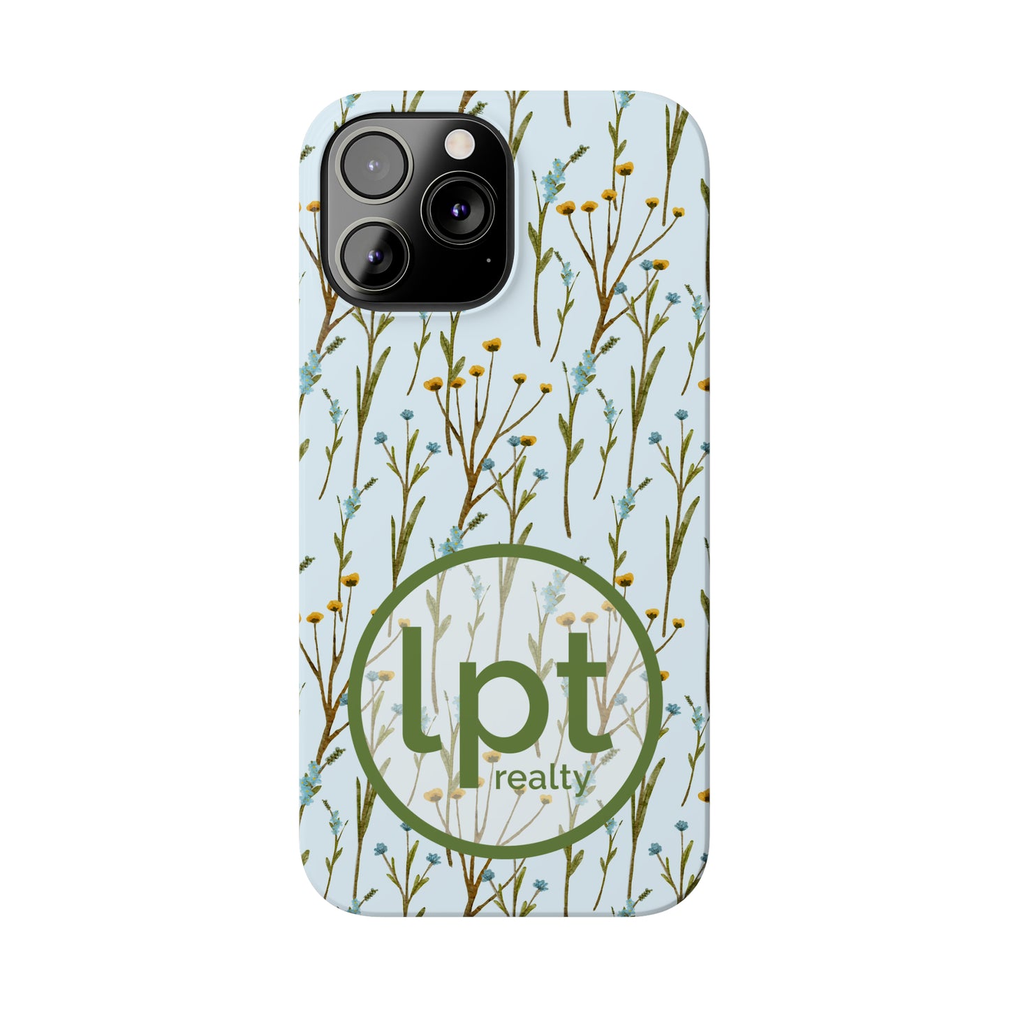 LPT Realty Logo -  Wildflowers Design Iphone 15-12 Slim Phone Case