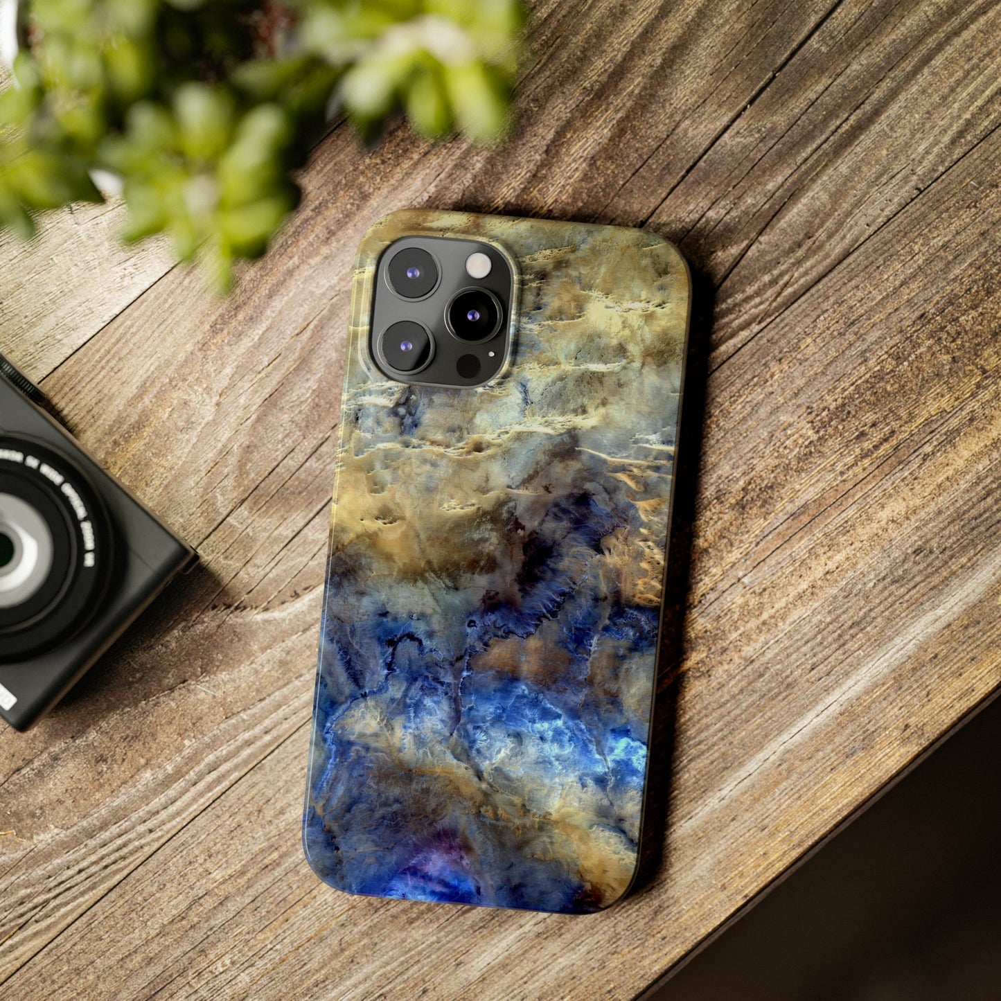 Ocean and Beach Abstract Iphone 15-12 Slim Phone Case