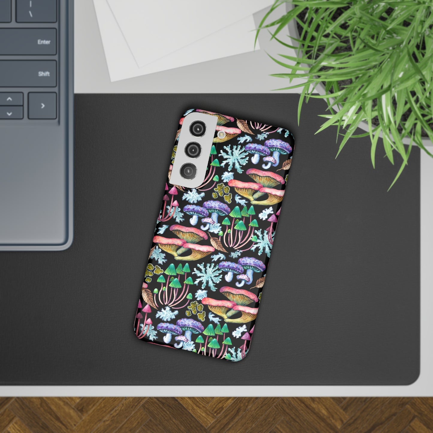 Mushroom Garden Design Samsung Slim Cases