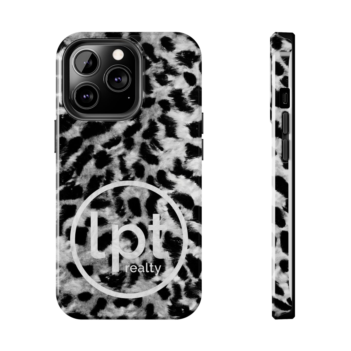 LPT Realty Logo -  Leopard Fur Print Iphone Tough Phone Case