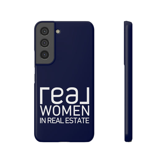 Real Good Vibes - Navy Samsung Slim Cases