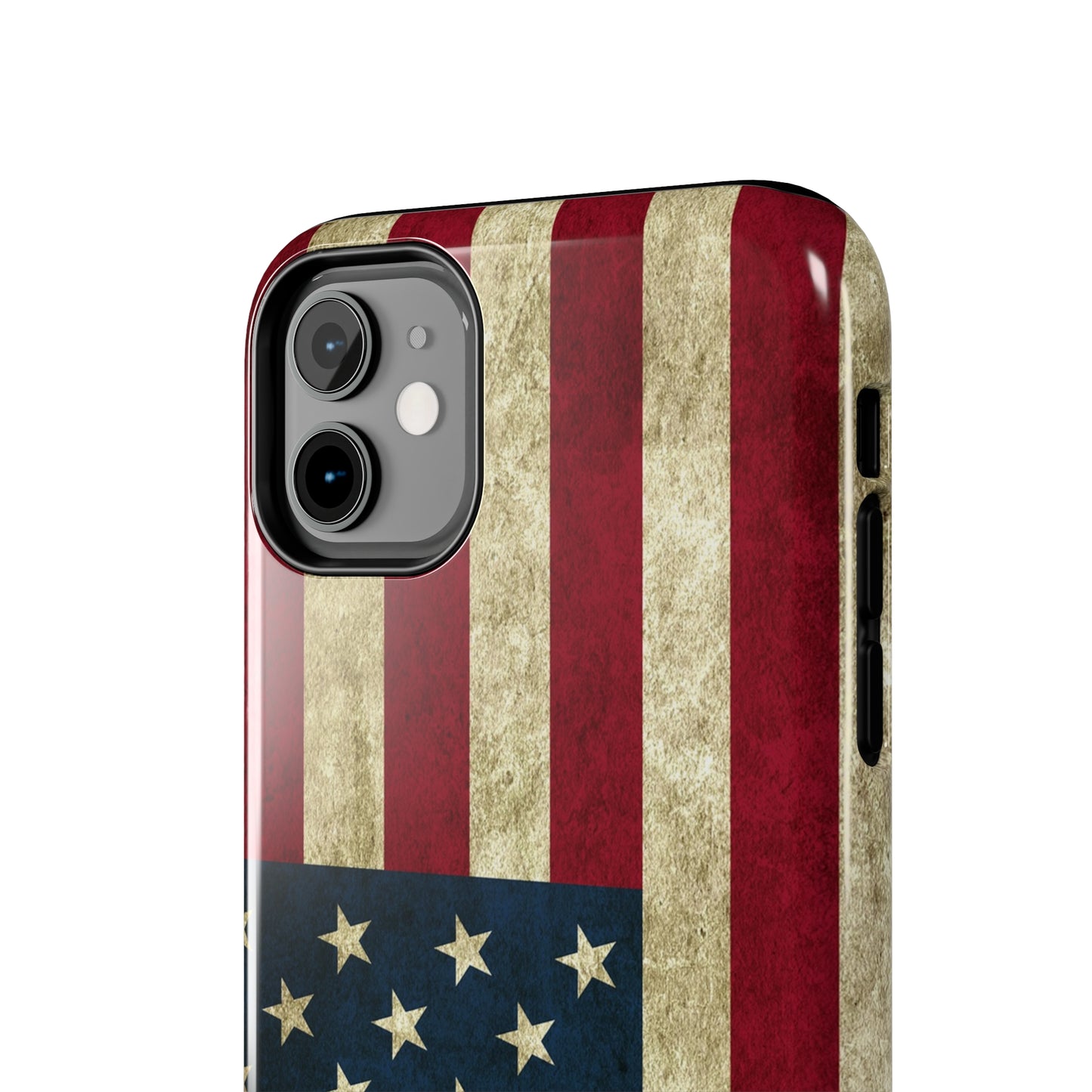 Rugged American Flag Iphone Tough Phone Case