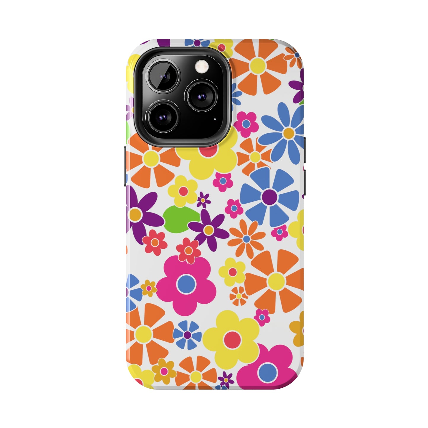 Flower Power Design Iphone Tough Phone Case