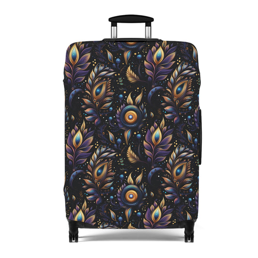 Mystical Enchanted Leaves and Celestial Stars  - Luggage Protector and Cover 3 Sizes