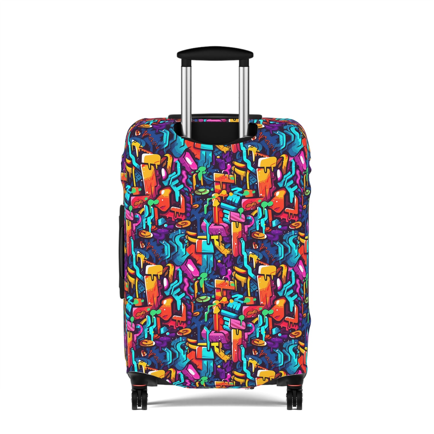 3D Abstract Colorful Street Graffiti Art Design  - Luggage Protector and Cover 3 Sizes