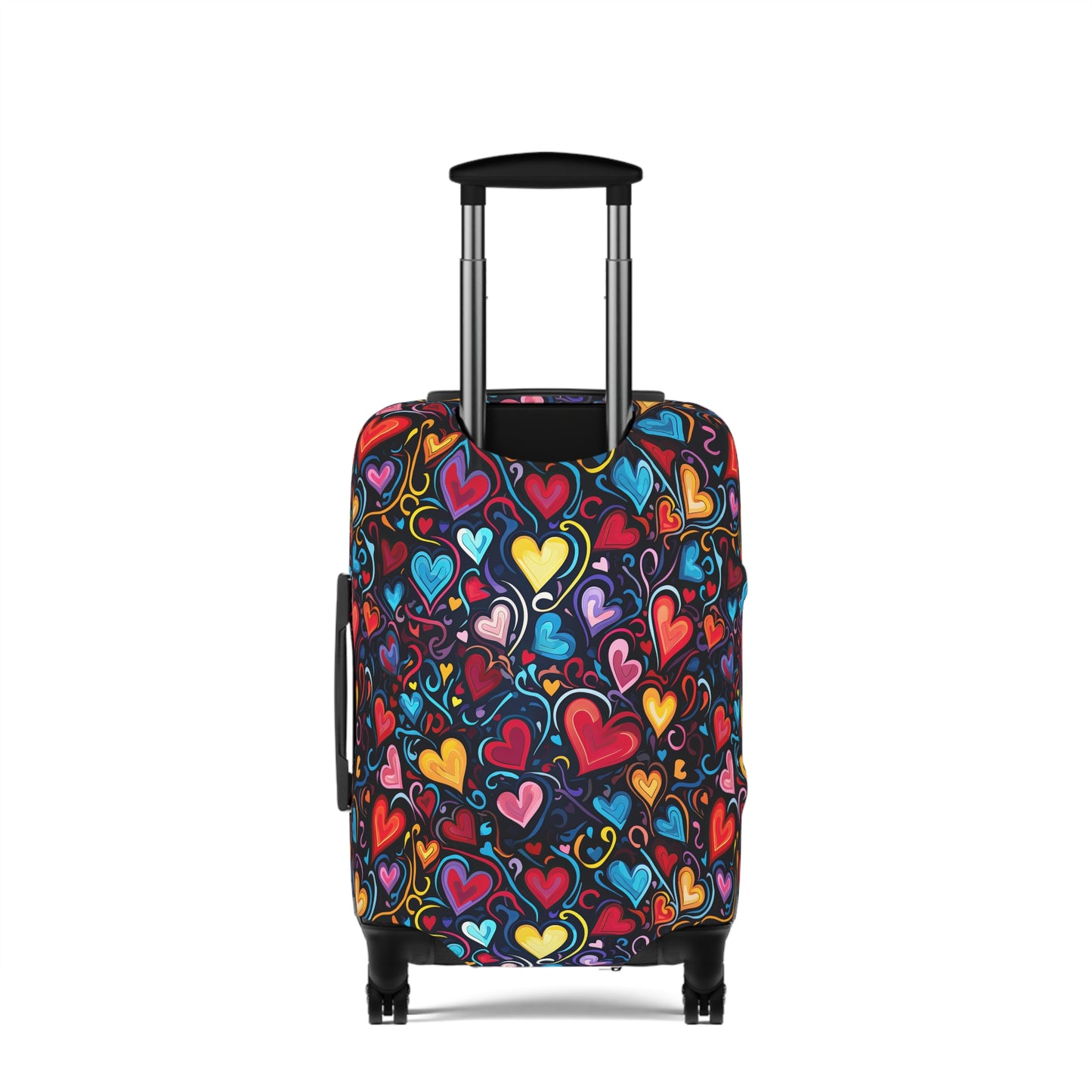 Whimsical Colorful Heart Design  - Luggage Protector and Cover 3 Sizes