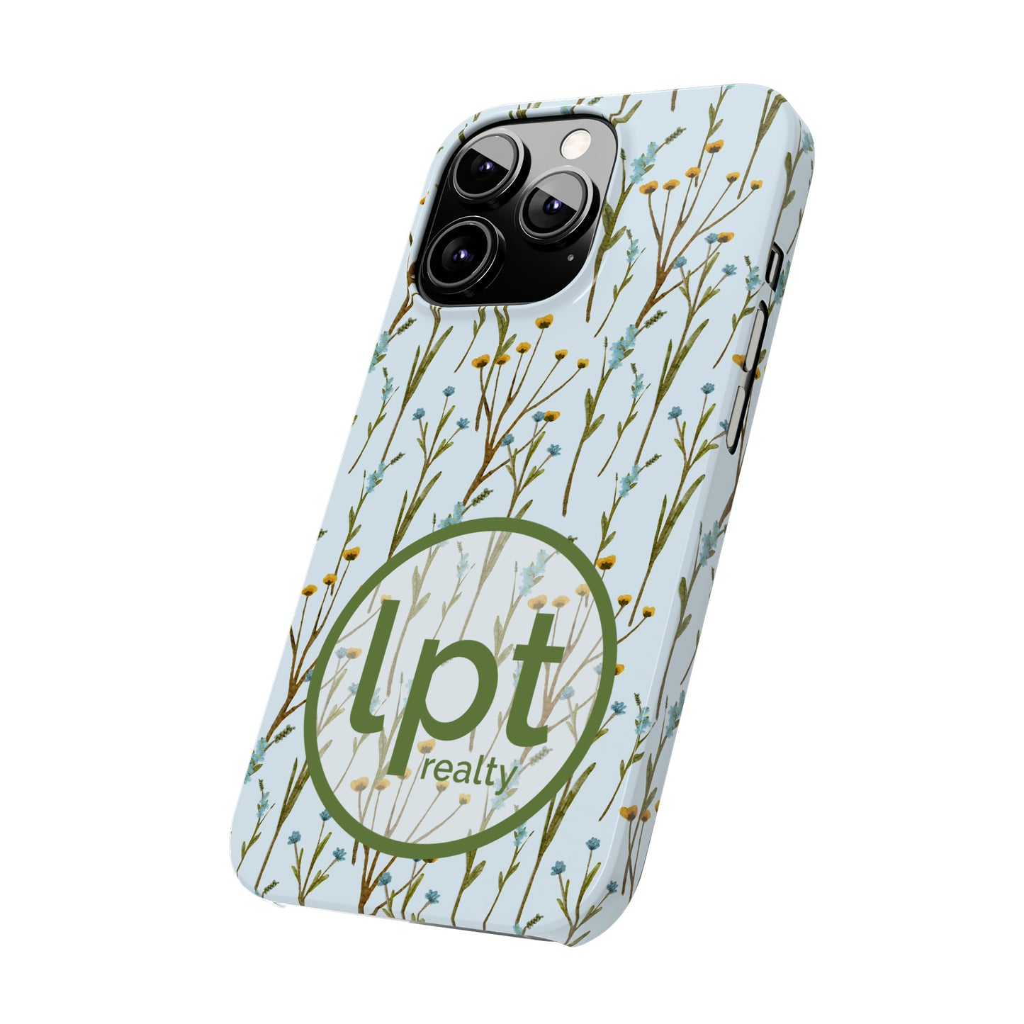 LPT Realty Logo -  Wildflowers Design Iphone 15-12 Slim Phone Case