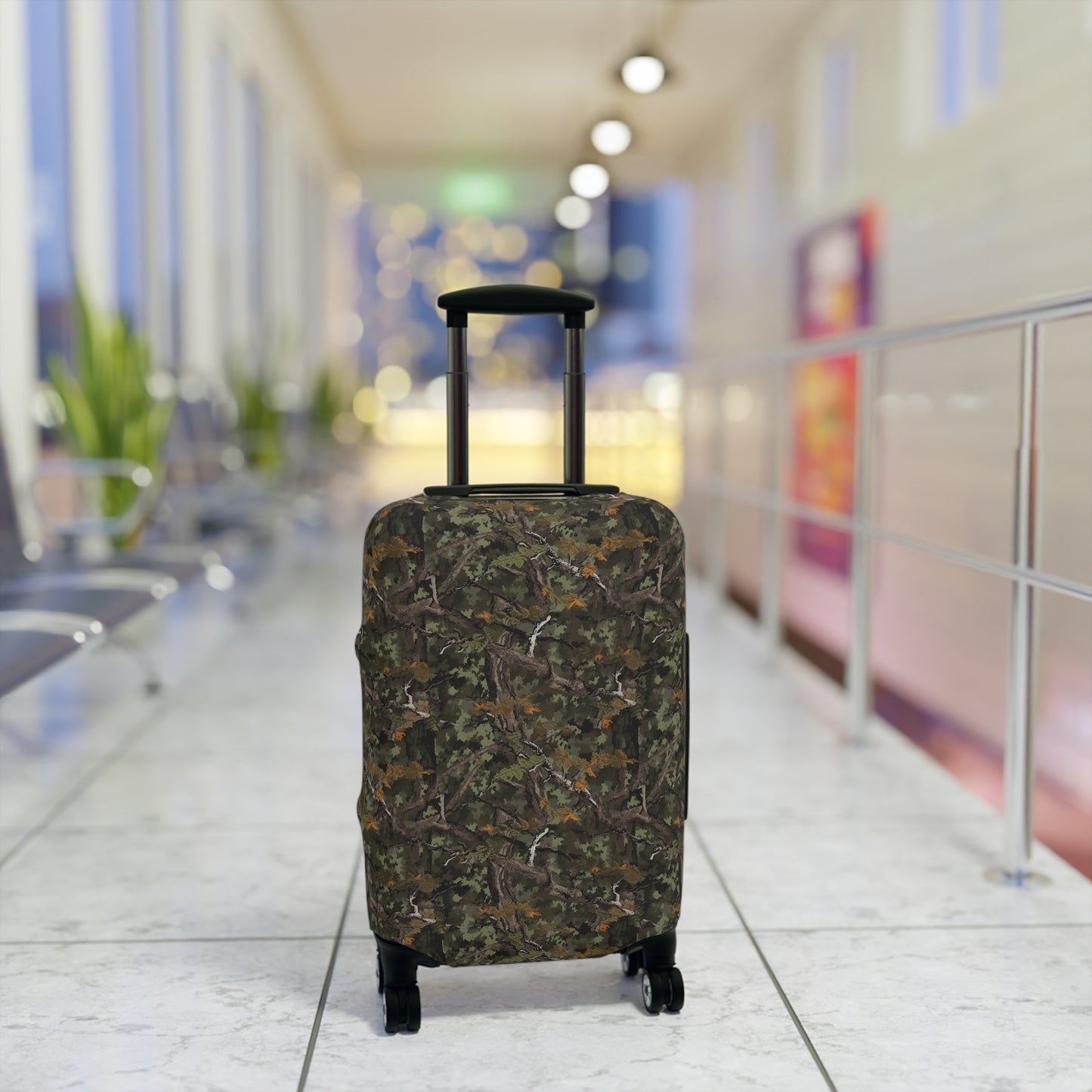 Stealthy Hunter: Hunting Camouflage  - Luggage Protector and Cover 3 Sizes