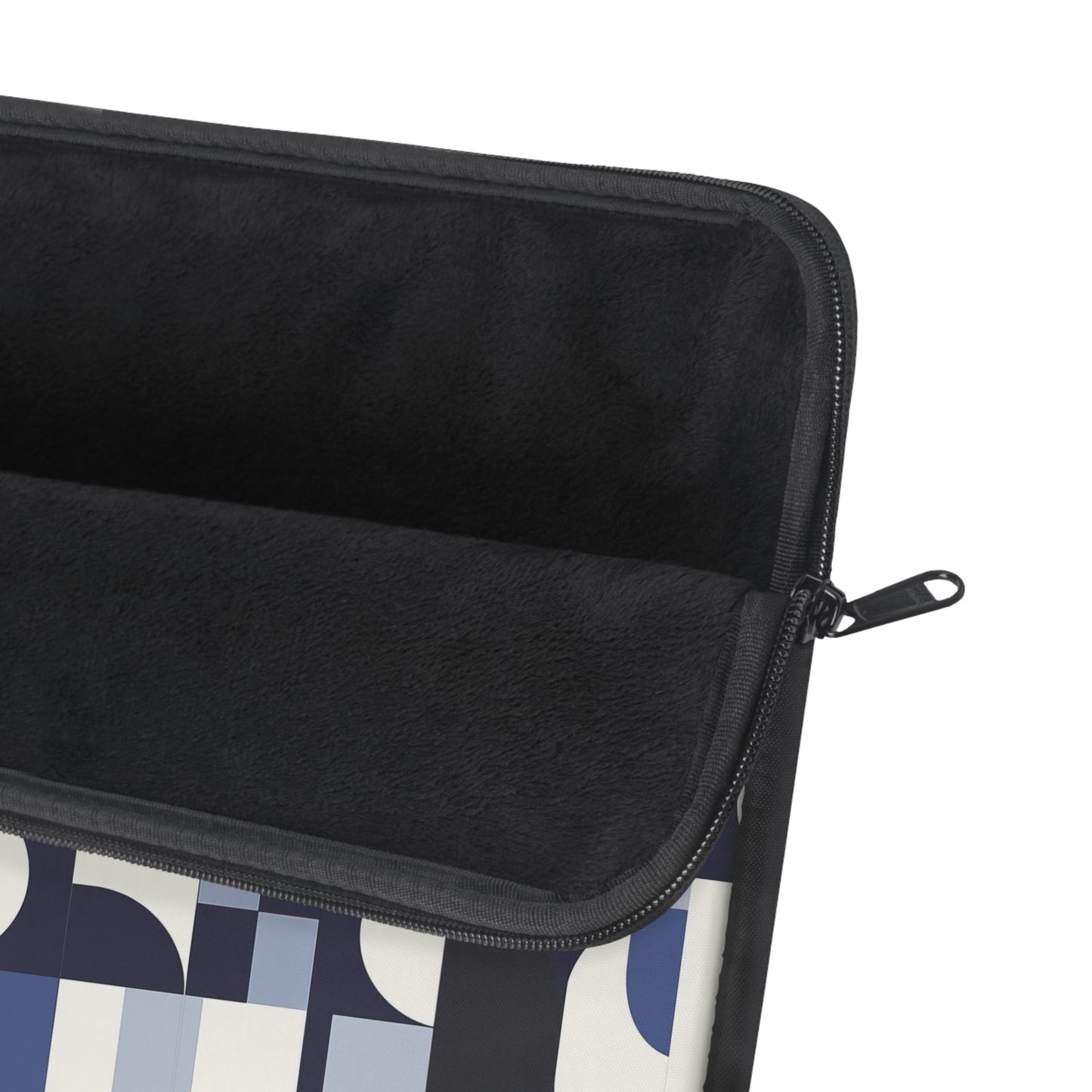 Navy Blue and White Mid-Century Modern Design Laptop or Ipad Protective Sleeve 3 Sizes Available