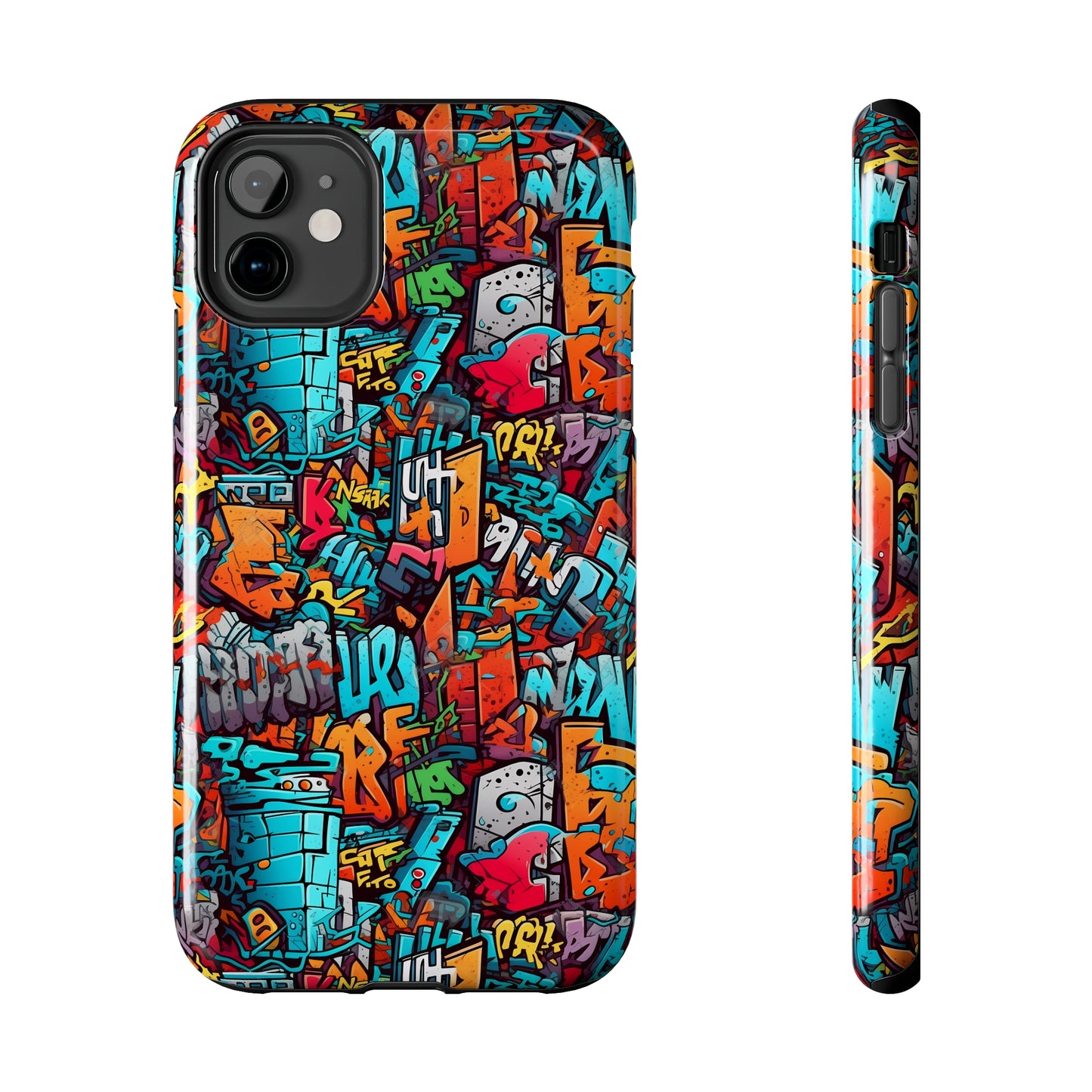 3D Street Grunge Art Graffiti Style Design Iphone Tough Phone Case