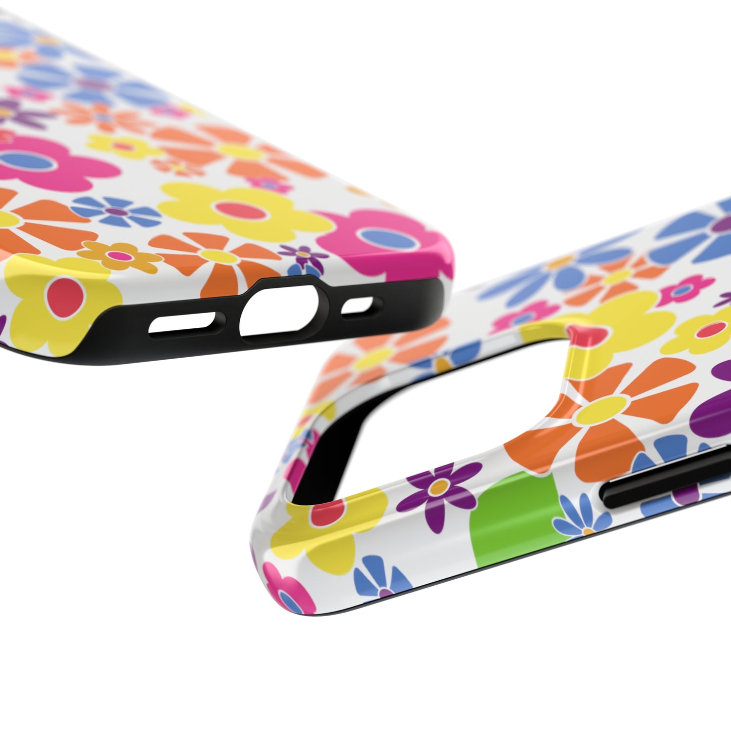 Flower Power Design Iphone Tough Phone Case